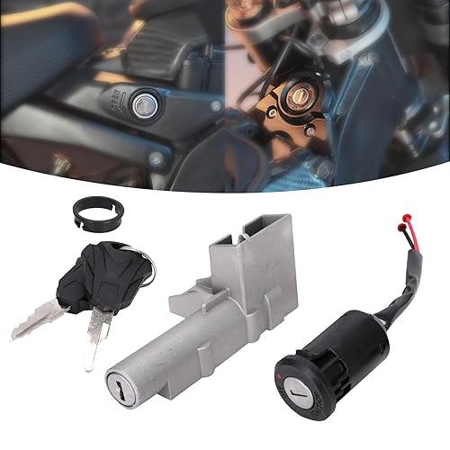 JFG RACING Interruptor de llave de encendido de motocicleta Sur Ron Juego de llaves Cilindro de bloqueo de encendido para abeja ligera Sur-Ron XS