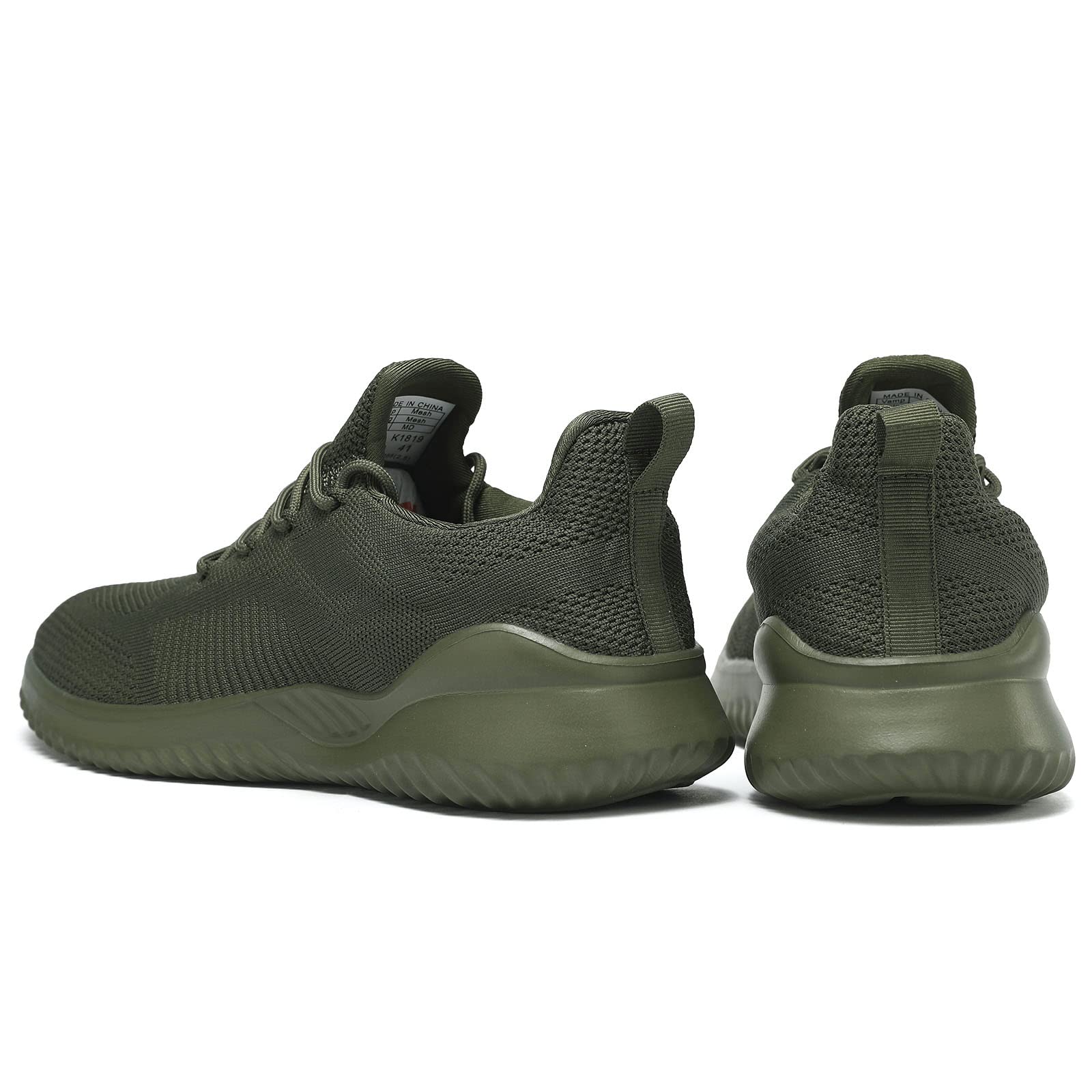 Men's Non Slip Running Shoes Ultra Light Breathable Casual Walking Shoes Fashion Sneakers Mesh Workout Sports Shoes