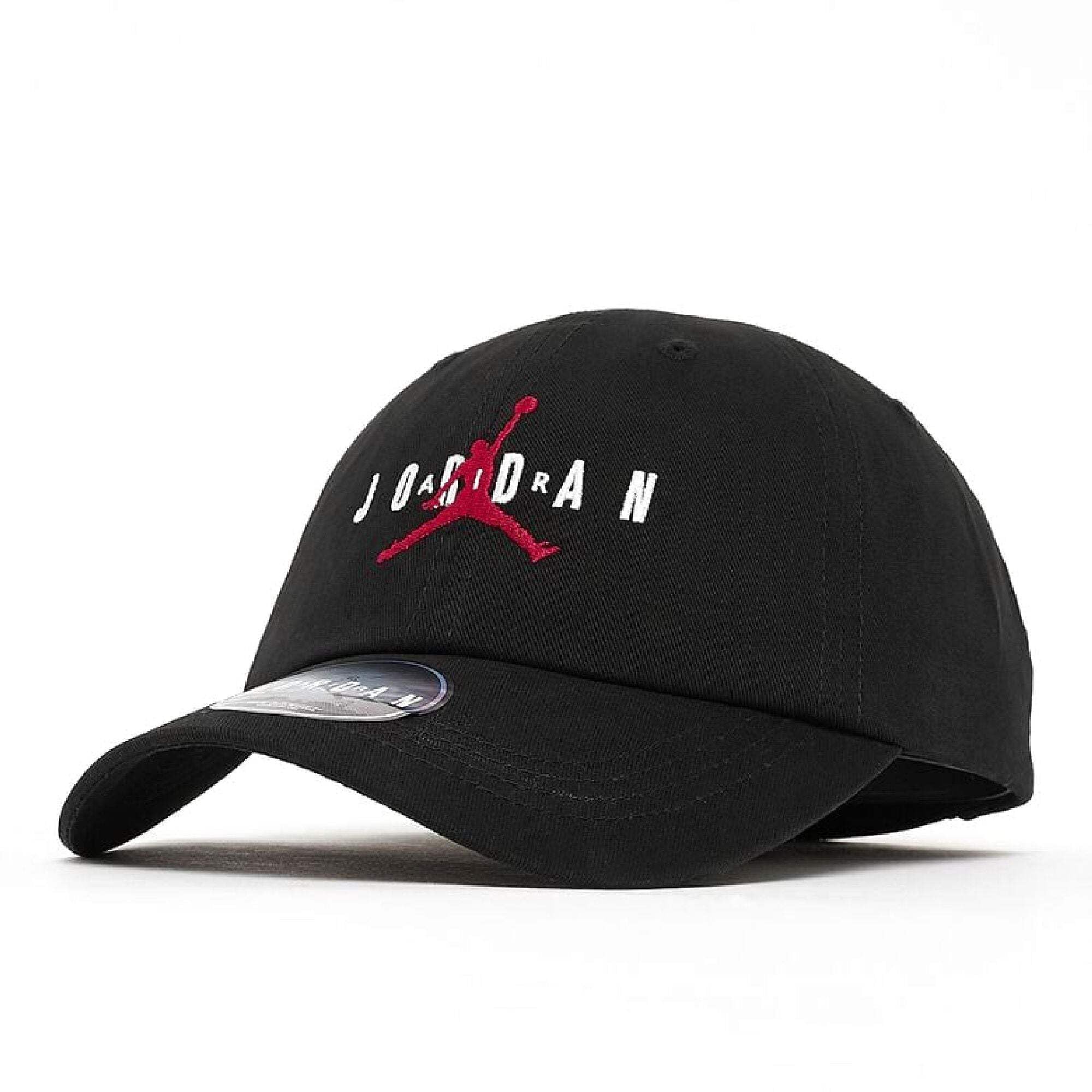 Boys Jordan Jumpman Adjustable Baseball Cap Black