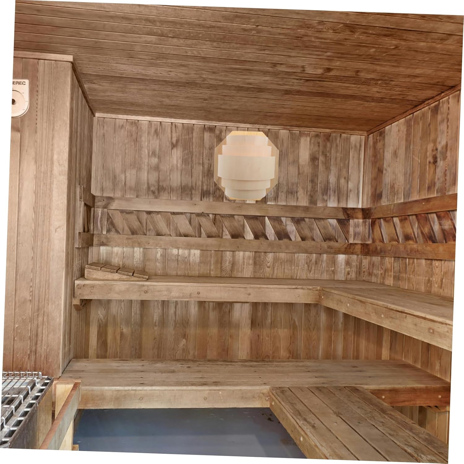 Wooden Sauna Lamp Shade High Transparency Light Cover Easy to Install Sauna Room Accessory for Bright Illumination and Elegant Decor