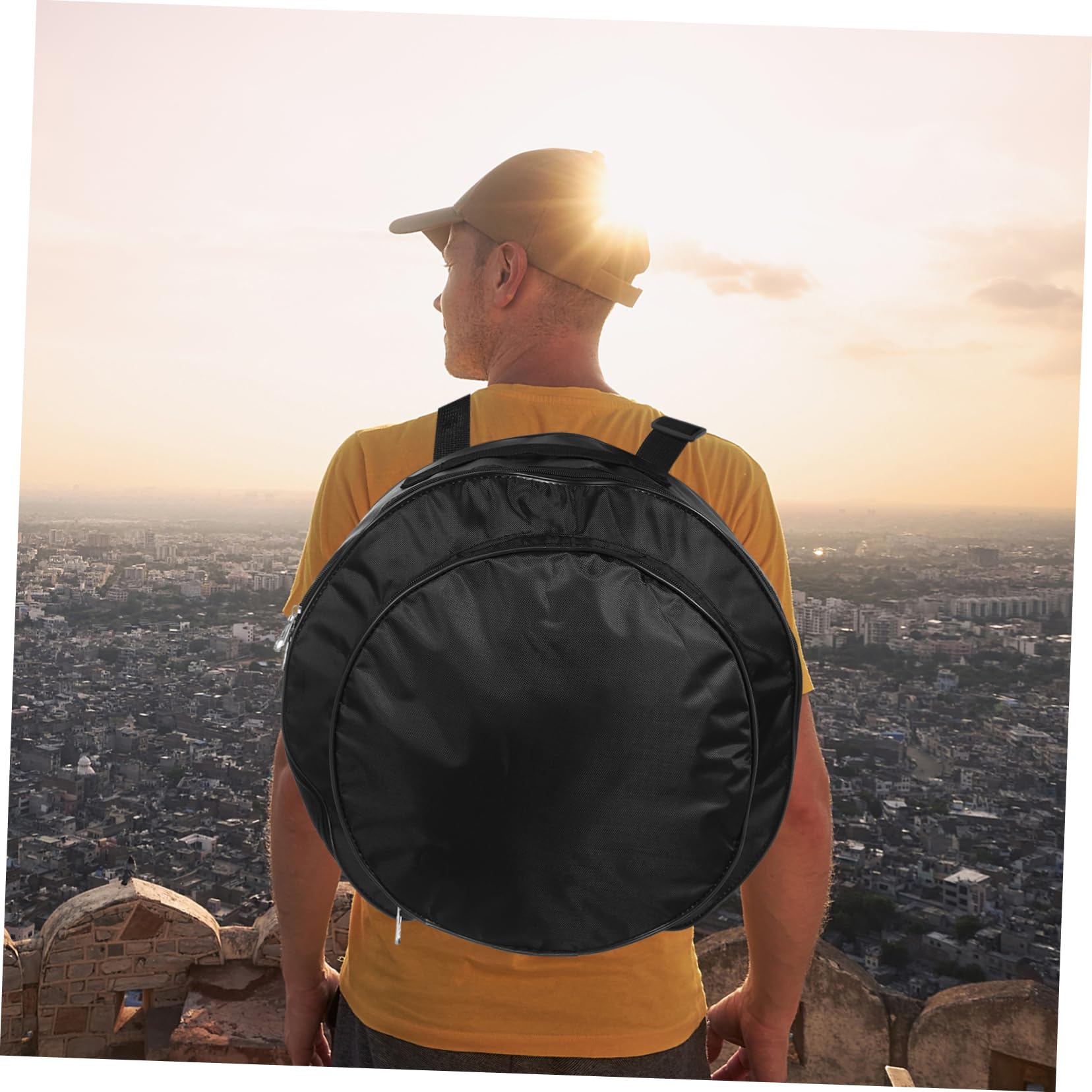 ifundom Utility Tote Bag for Snare Drum Oxford Cloth Waterproof Drum Carrying Case Drumsticks Compartment