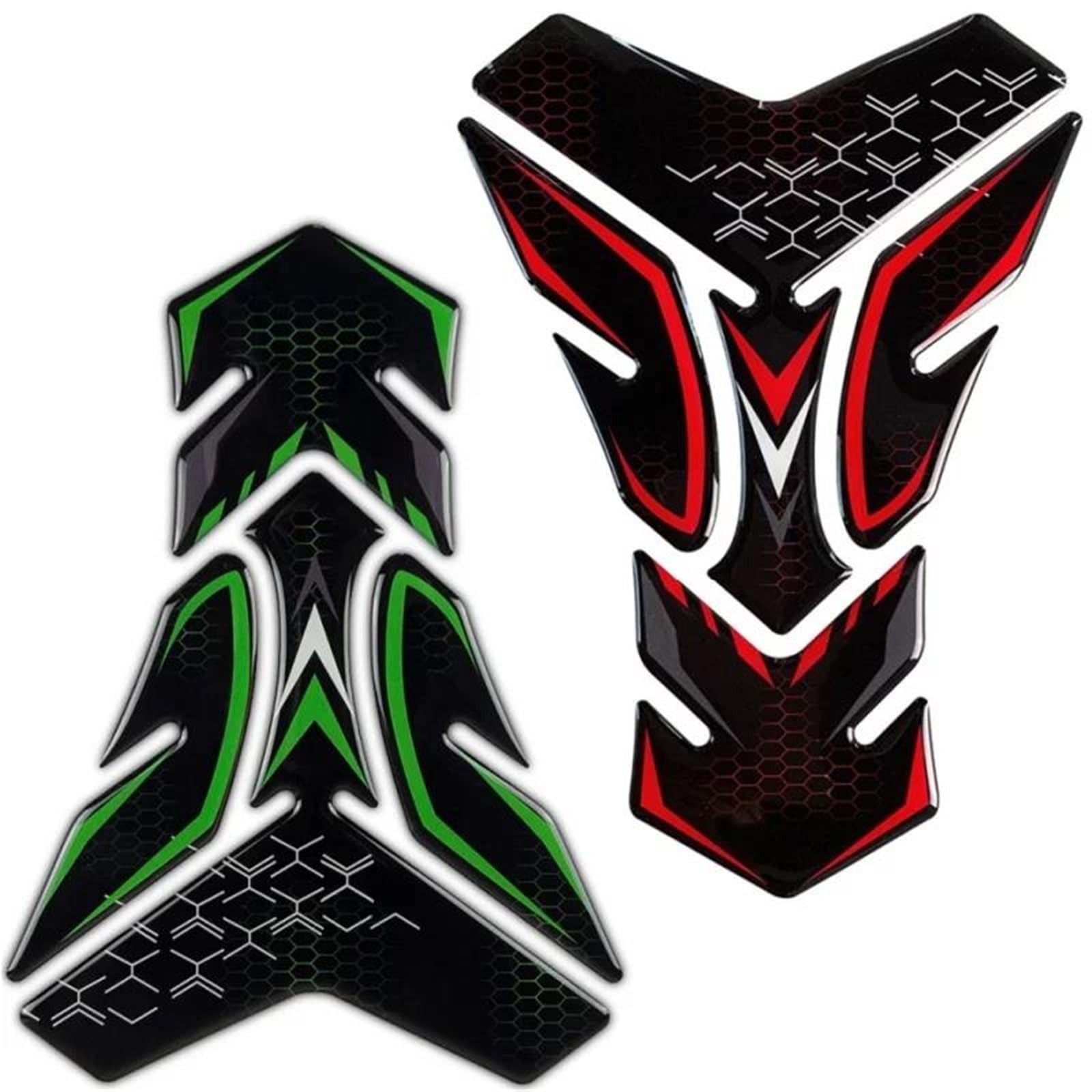 Adesivi Protettivi Serbatoio Moto Per Kawasaki, Per Zx10r, Per Er6n, Per Versys 650 Effetto carbonio(Color2)