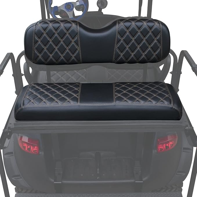 NOKINS Golf Cart RS Type Diamond Seat Cover Kit, for Common Seat