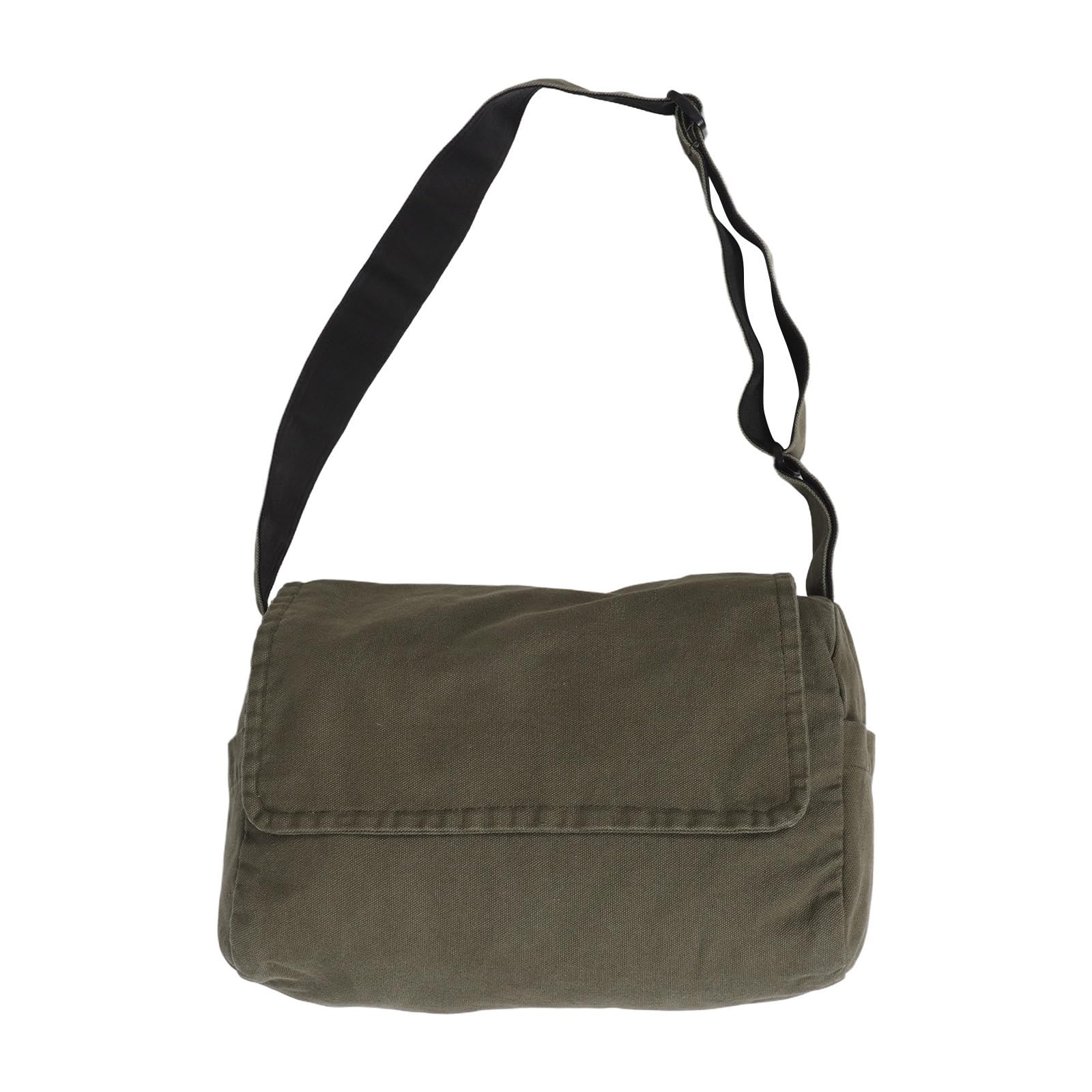 Sac bandoulière en toile Alipis grand format unisexe style décontracté - 8