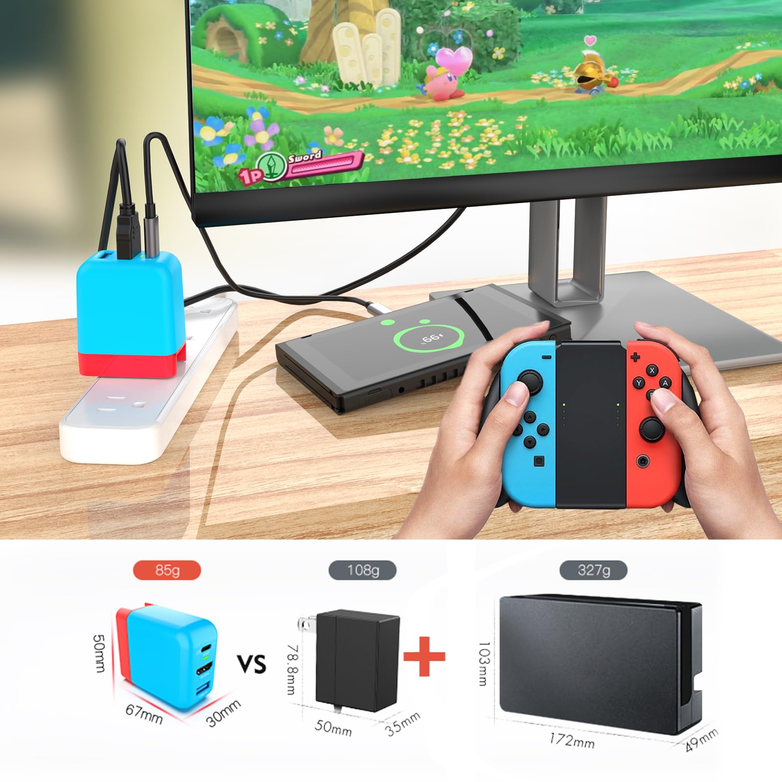 Amazon.co.jp: 【日本正規品】Basicolor Switch ドック充電器 ゲーム