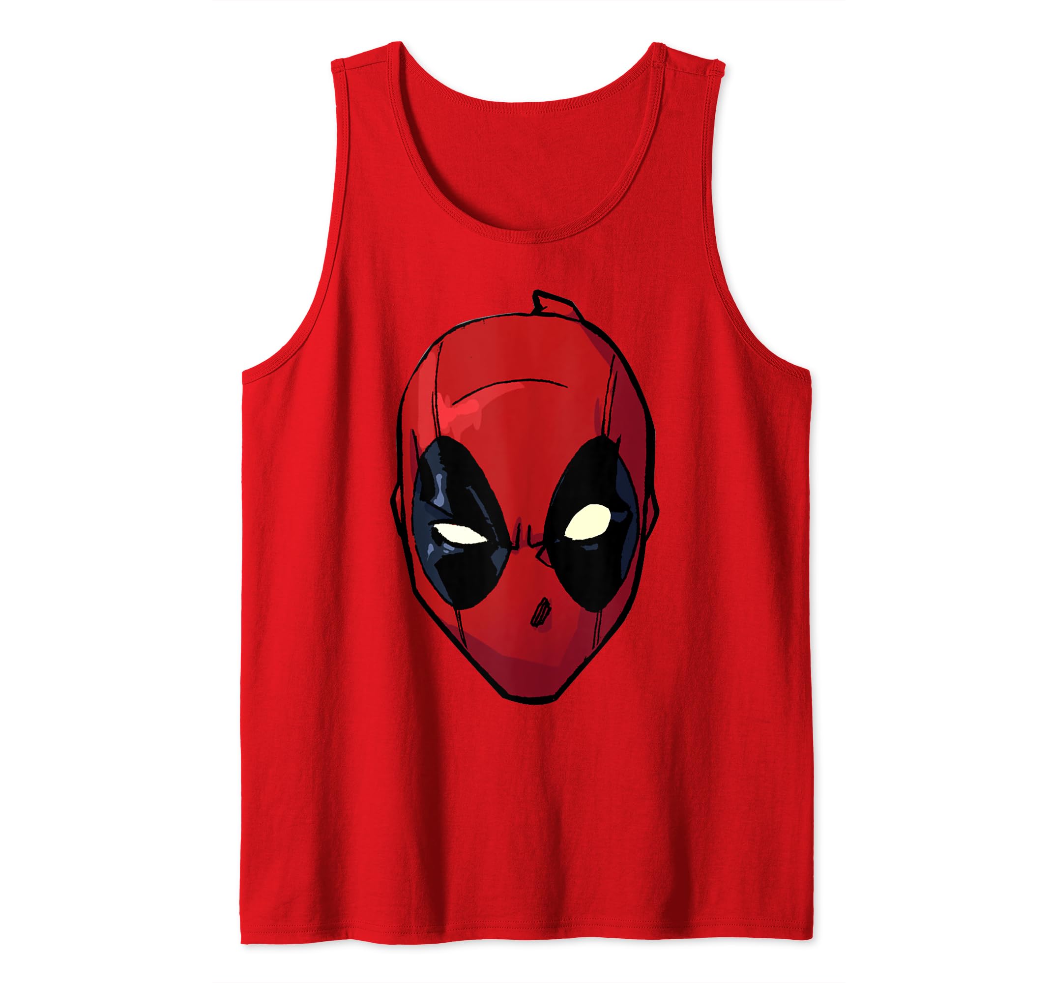 Débardeur Marvel Deadpool Comic Big Face sans manches en coton pour homme