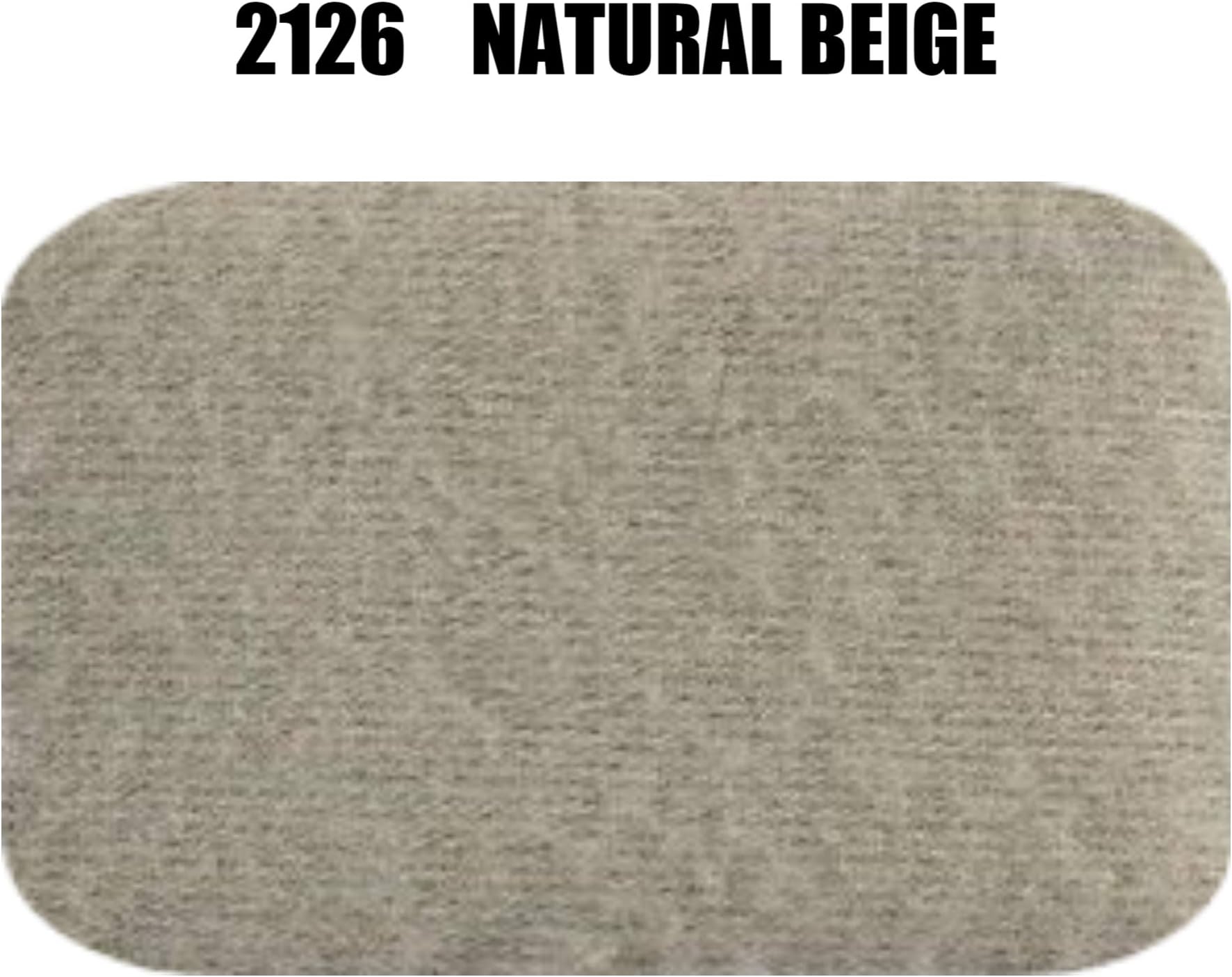 36" L x 64" W Natural Beige Extra Wide Auto Headliner 1/8" Foam Backing