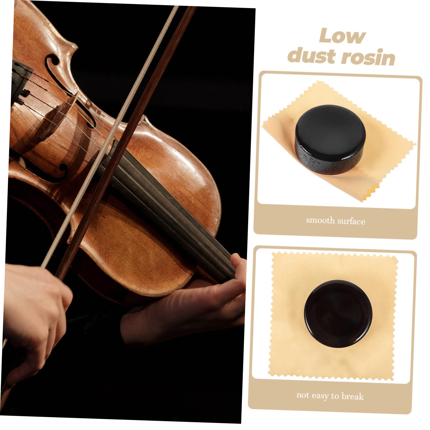 Abaodam 2sets Practical for Violin Viola Cello Bowed Strings Beautiful Tone 4pcs*2