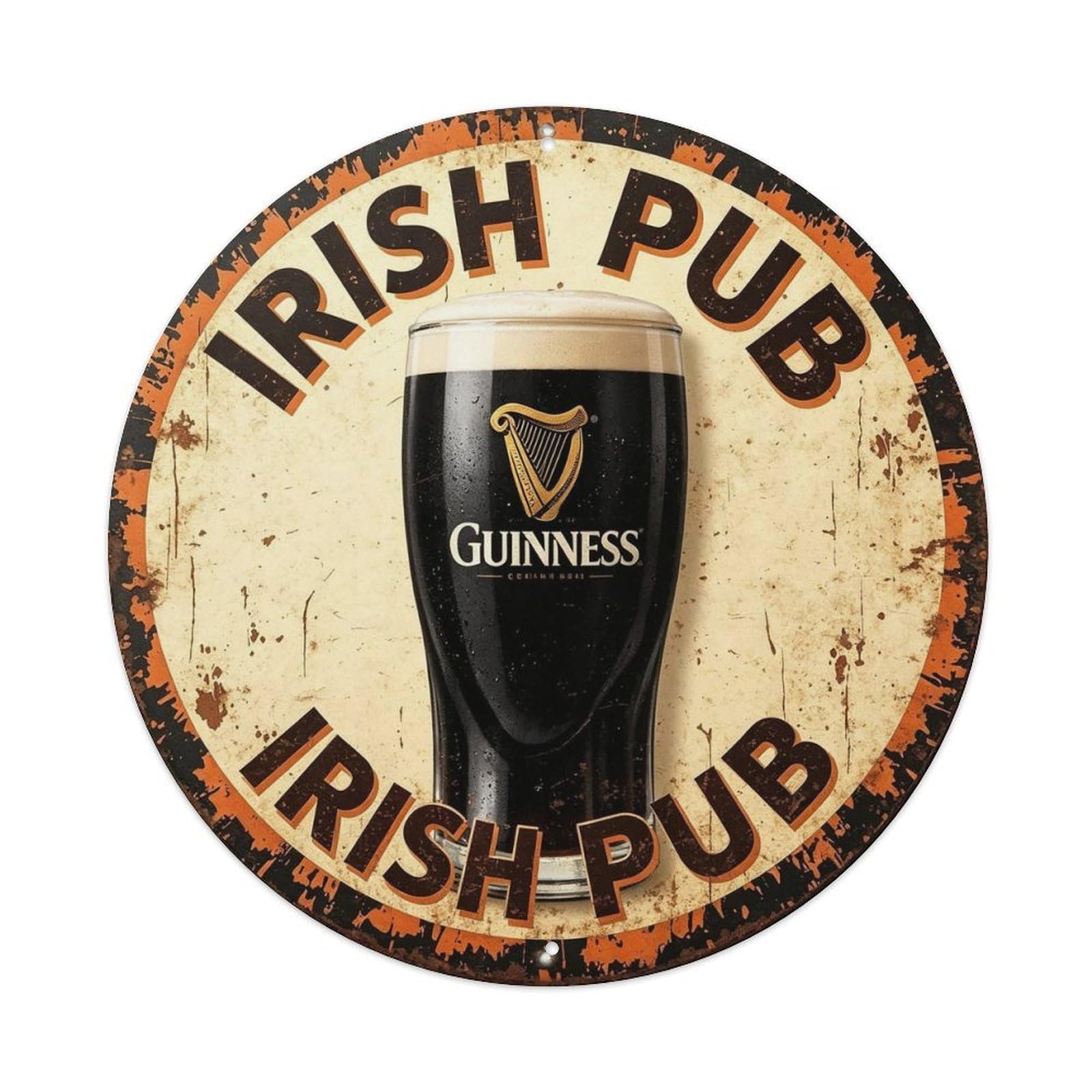 Irish Pub Metal Tin Sign Plaque