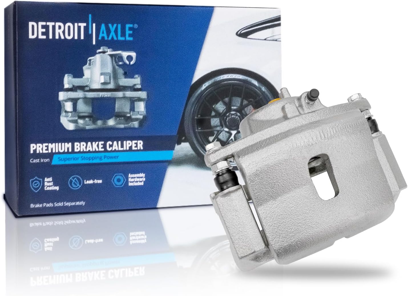 Detroit Axle Front Left Brake Caliper — Driver Side for 2001–2002 Acura MDX