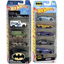 Hot Wheels DC Batman Bundle of 2 x 5-Packs Die-Cast Toy Cars