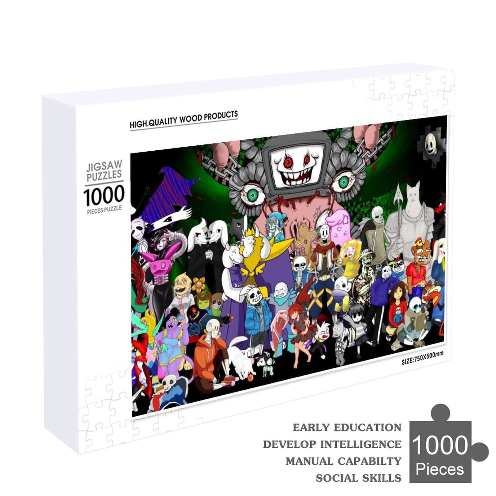 Amazon｜Undertale アンダーテール アニメ木製ジグソーパズルキッズ