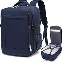 Lossga Airplane Cabin Travel Backpack 40x20x25 for Ryanair, blue