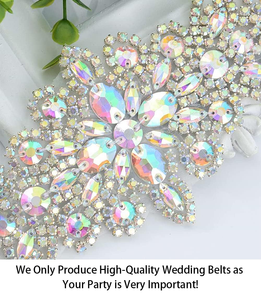 Amazon.com: ShiDianYi Bridal Wedding Dress Sash Belt  display picture 3