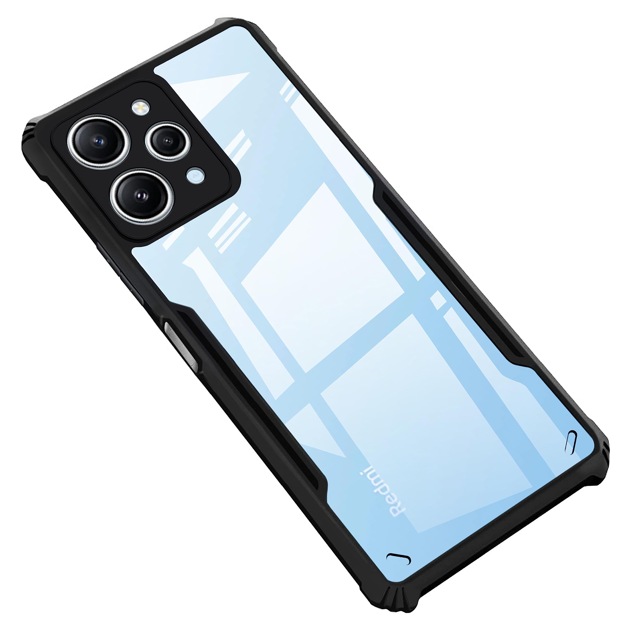 Amazon Brand - Solimo Back Case Cover for Redmi 12 4G (Polycarbonate_Matte Black) (B0CC56STY6) Amazon Price History, Amazon Price Tracker