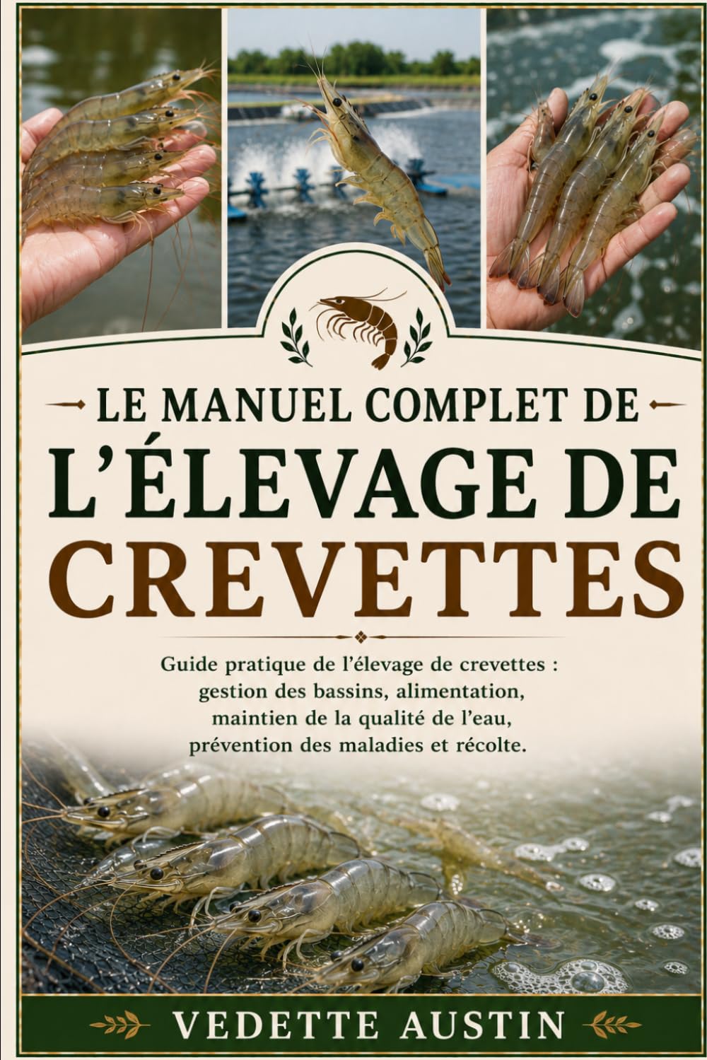 LE MANUEL COMPLET DE L'ÉLEVAGE DE CREVETTES: Guide pratique de l'élevage de crevettes : gestion des bassins, alimentation, maintien de la qualité de l'eau, prévention des maladies et récolte.