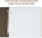 Samsill Livre d'emballage 6 Pages de recharge de poche 12x12 De pouce, 50 Boîte, convient 3 Coffrets de carnets d'anneaux et 12x12 Albums de photos, prises 12 4x6 Photos de pouce, Top-Loading, Duty lourd, Super clair