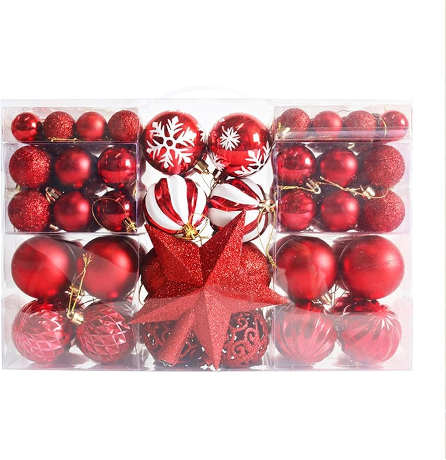ツリーデコレーション クリスマスツリー吊り下げボール 101個 絶妙な