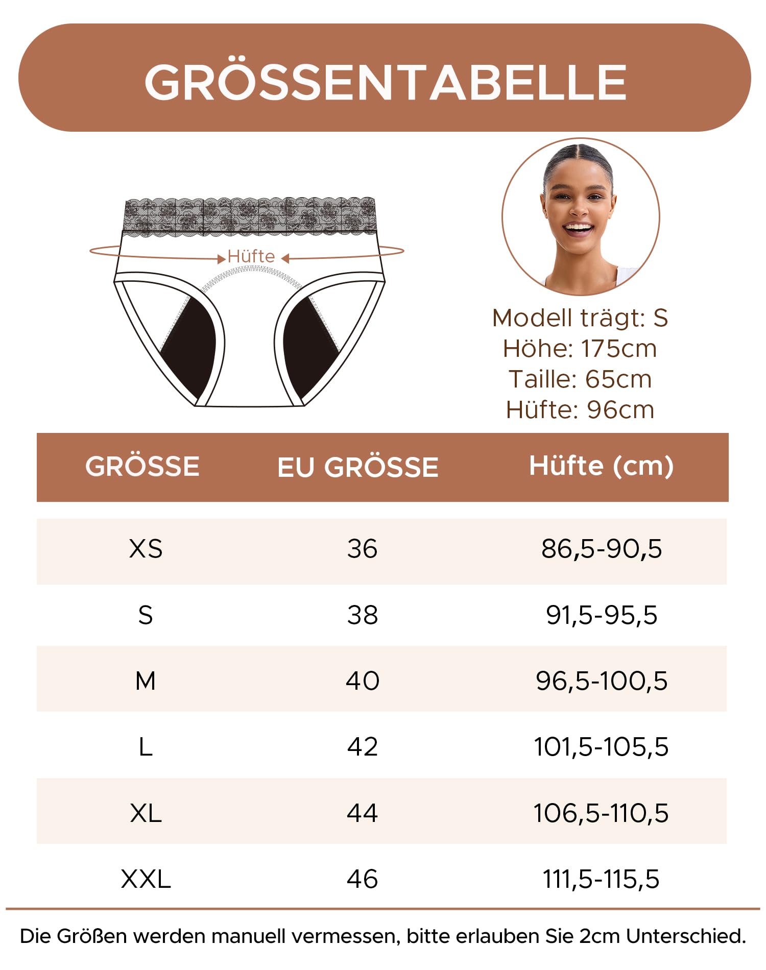 INNERSY Culotte Menstruelle Coton Dentelle Flux Léger Slip de Règle Lavable Taille Midi Lot de 3