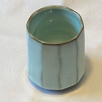 Amazon | 小石原焼 人間国宝 福島善三 中野月白瓷 湯呑み | ノー