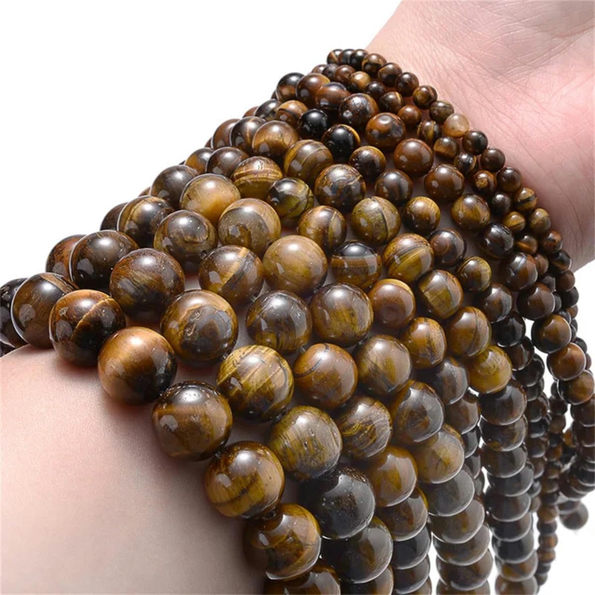 Bracciale In Pietra Naturale Braccialetti Con Occhio Di Tigre Blu - Foto 4