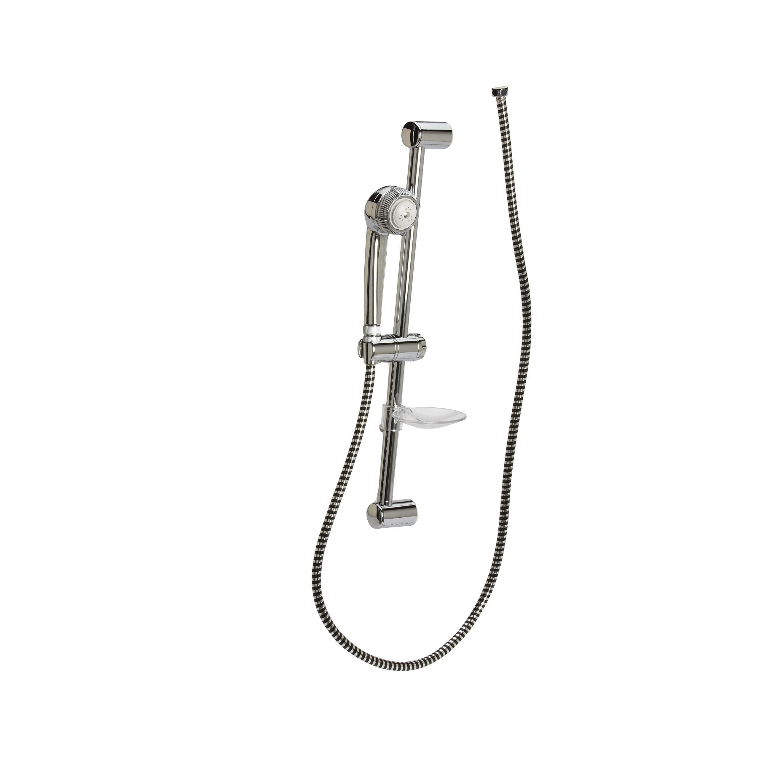 DMI Duro-Med Silver Adjustable Height Sliding Shower