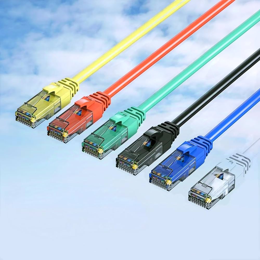 Amazon.com: Cat6 Patch Cables 0.5 Foot (6 Pack), Cat 6