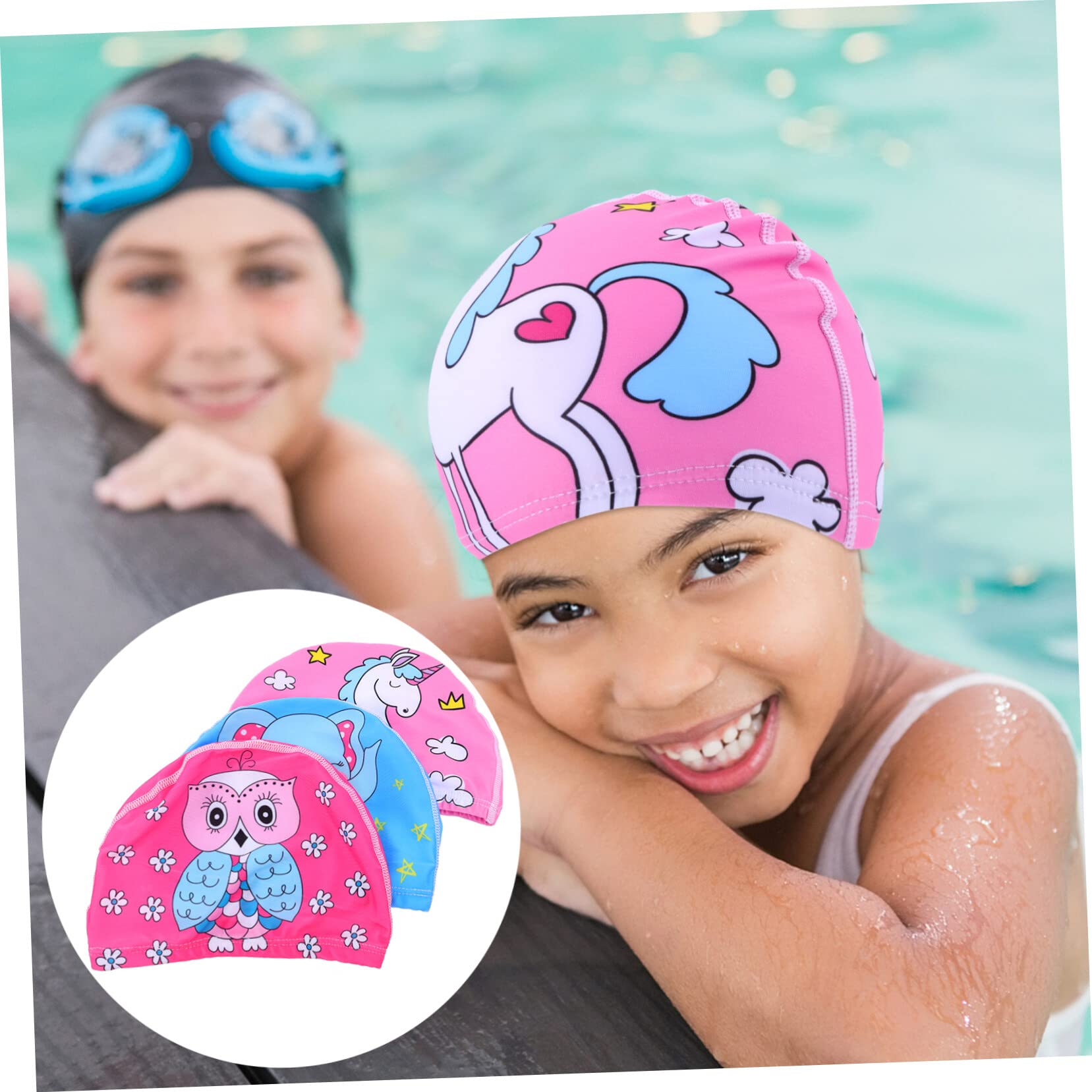 Didiseaon 9pezzi Cuffie Per Cuffie Elastiche Impermeabili Cartoon Protezione Per e Comfort