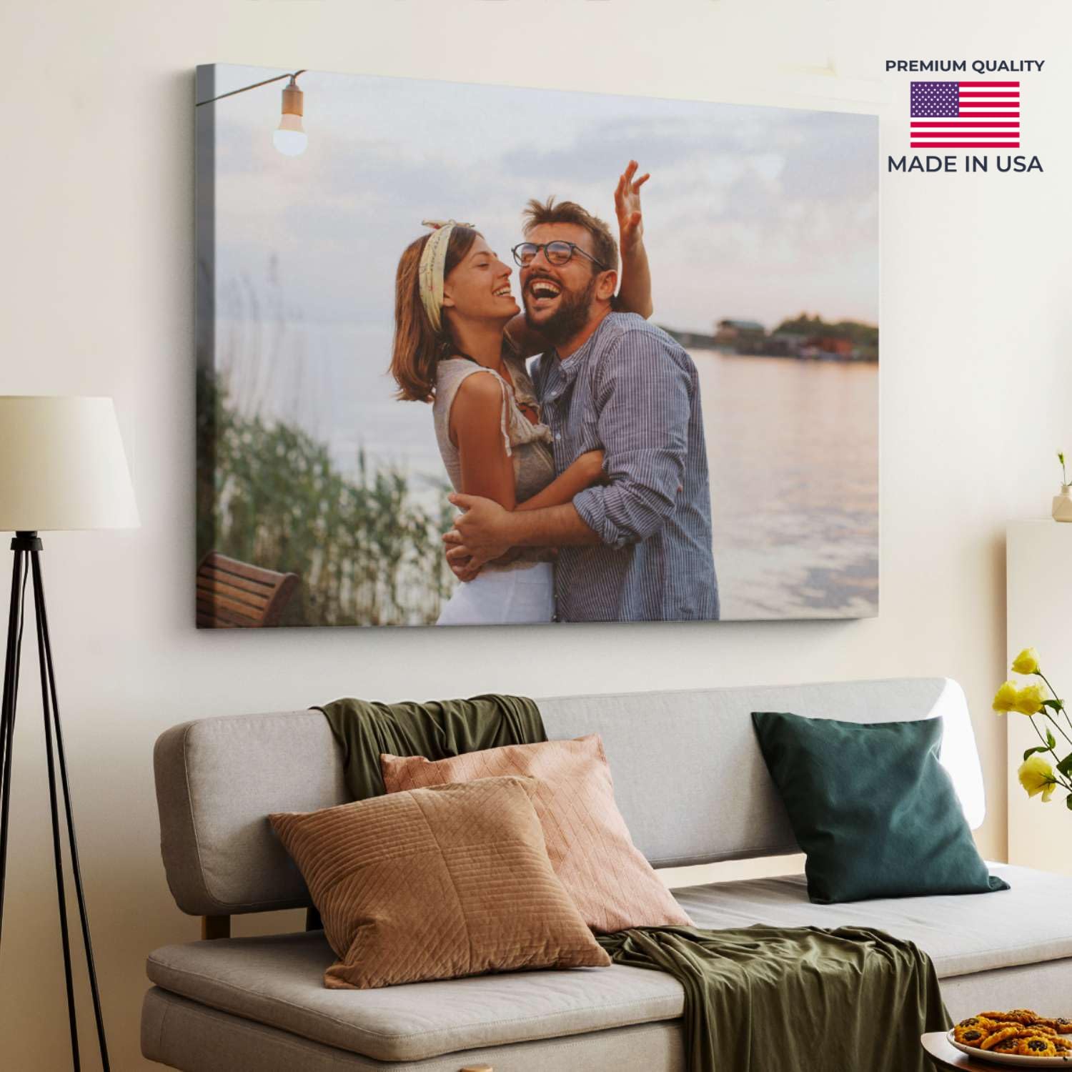 Amazon.com: PICANOVA Custom Canvas Prints with Your Picture 48x36