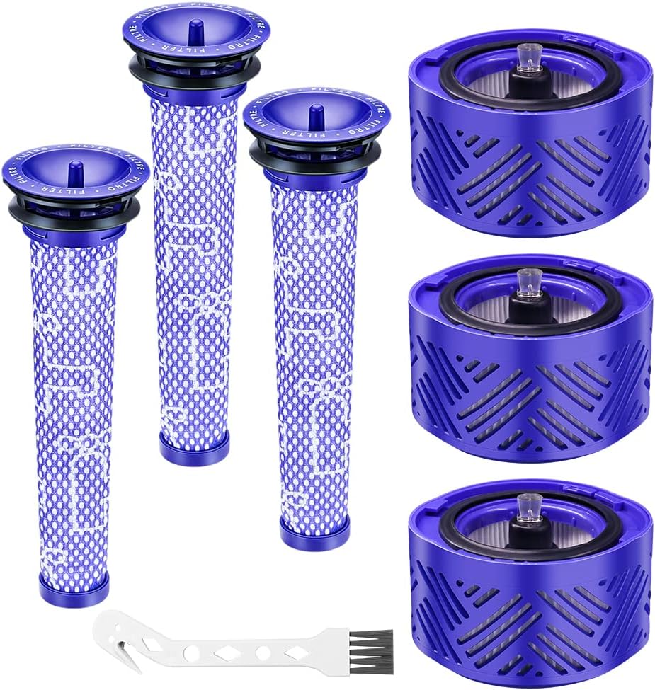 6 Pack V6 Filter Replacement Compatible for Dyson V6 Absolute Vacuums Dyson V6
