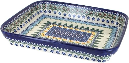 Miniatura 2 de Blue Rose Polaco Cerámica Mariposa Mediano Rectangular Baker