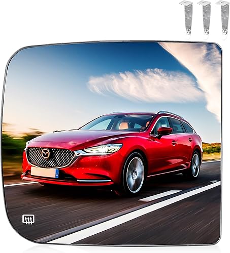 Espejo calefactable del lado derecho del pasajero para Dodge Ram 1500 2009 Dodge Ram 1500 2500 3500 4500 5500 2010-2019 Dodge Ram 1500 Pickup