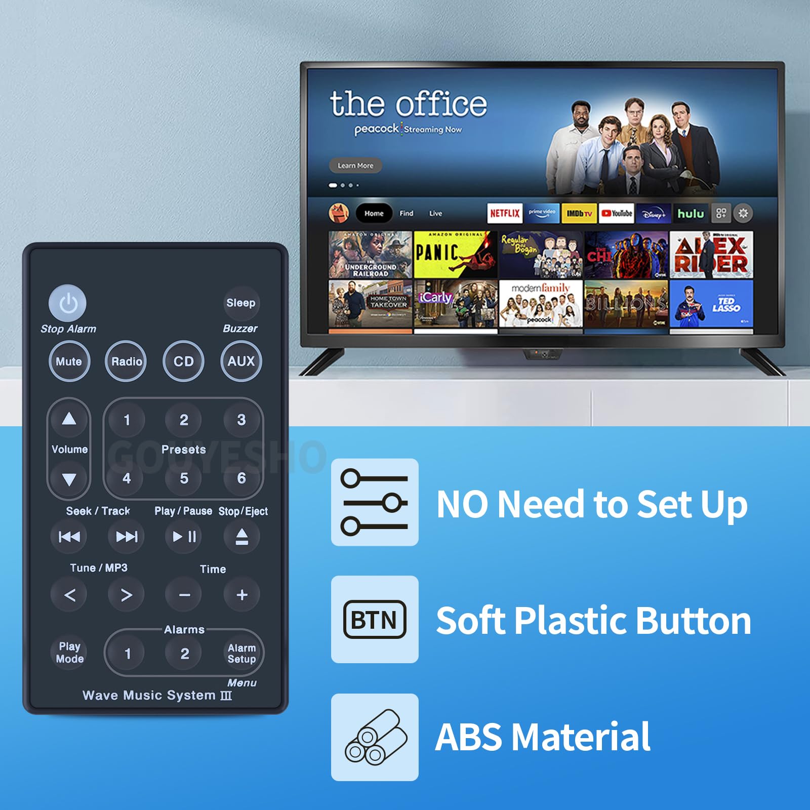 Telecomando Sostitutivo Per Bose Wave Music System Awr1b1 Awr1b2 Awrcc1 Awrcc2 Awrcc3 78373901