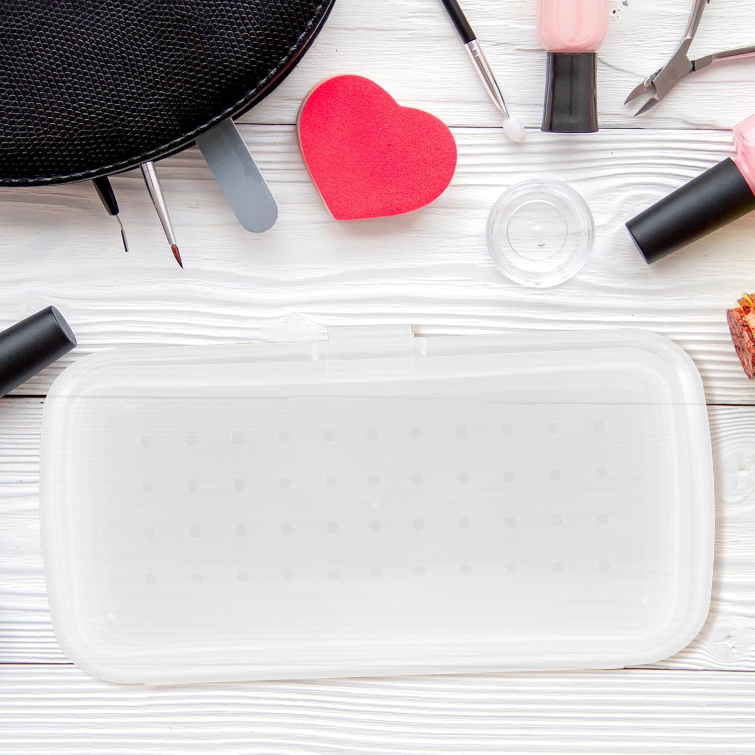 Nail Art Tool Box Tray with Detachable Structure for Professionals