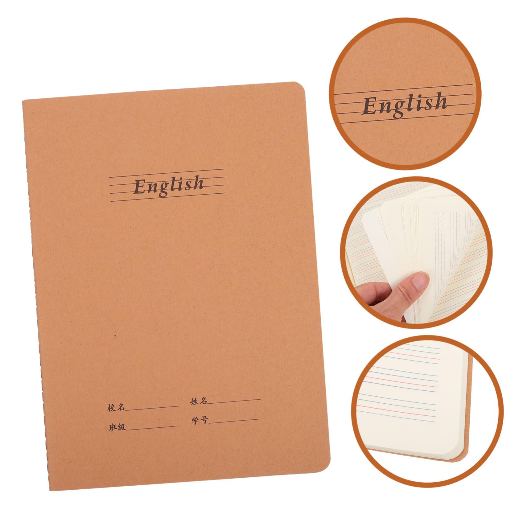 NUOBESTY 10pièces Lot De Cahiers Exercices Pour Écriture Manuscrite Fournitures Scolaires Pour Étudiants Cahiers Exercices
