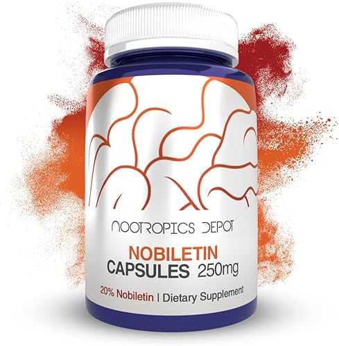 Miniatura 1 de Cápsulas de nobiletina  250 mg  30 unidades  20% de extracto  Citrus aurantium  Puede ayudar a suppot función cognitiva y metabólica  Puede ayudar a