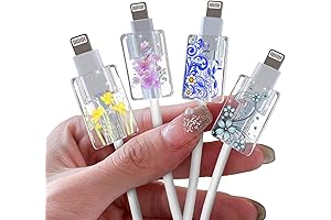 Glitter Cord Protectors for Type-C iPhone Chargers