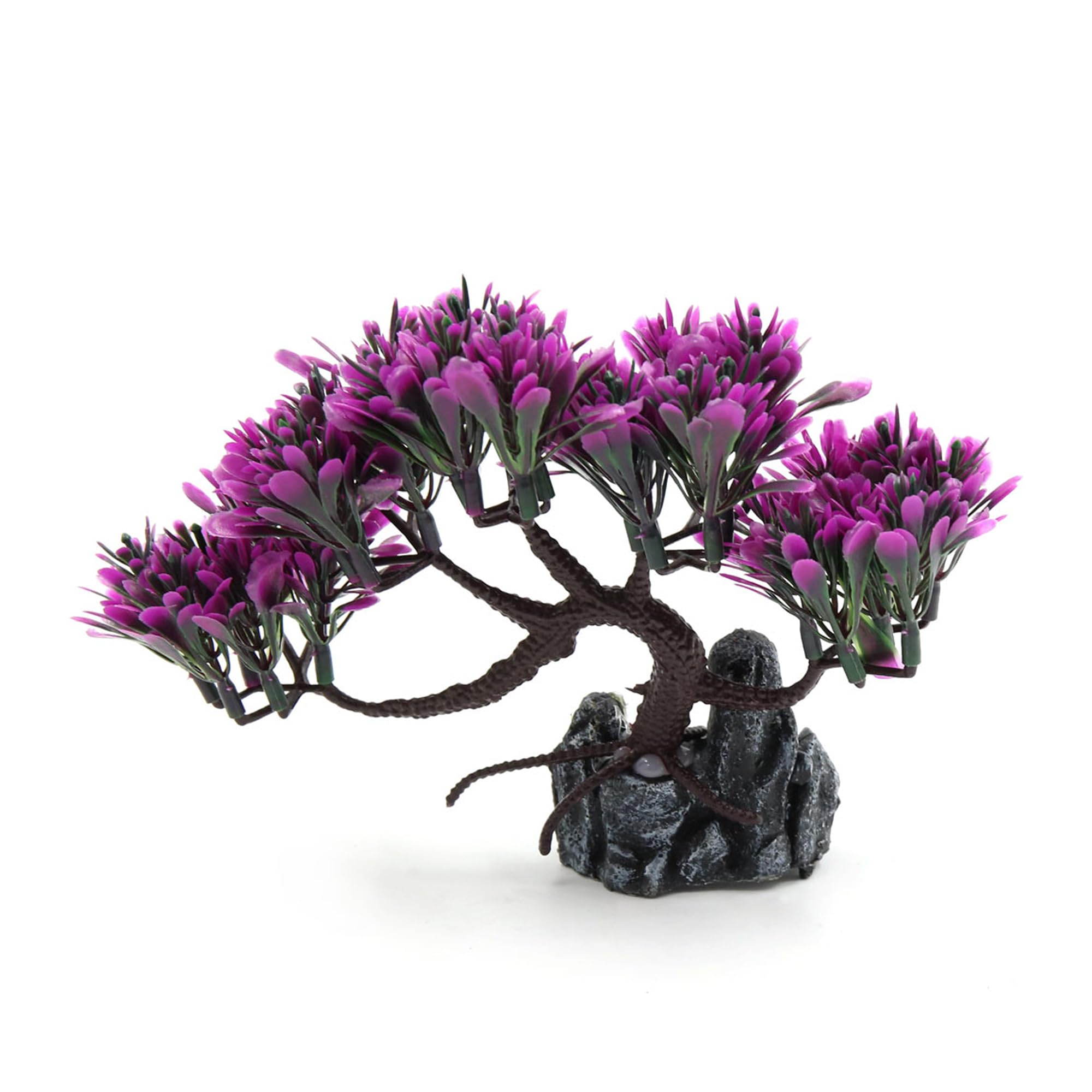 CAPASTEC Aquarium Decoration,Plastic Tree Rium Tank Landscape Decoration for Aquarium Fish Tank,5.1Inch(Purple)
