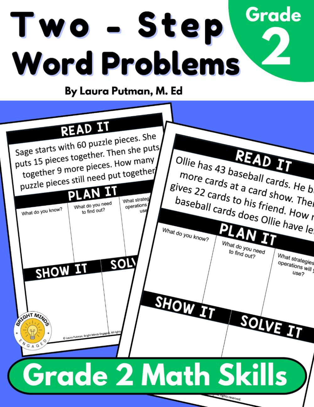 2 Step Word Problems Grade 2: Grade 2 Math Skills (Math Word Problems For Kids)
