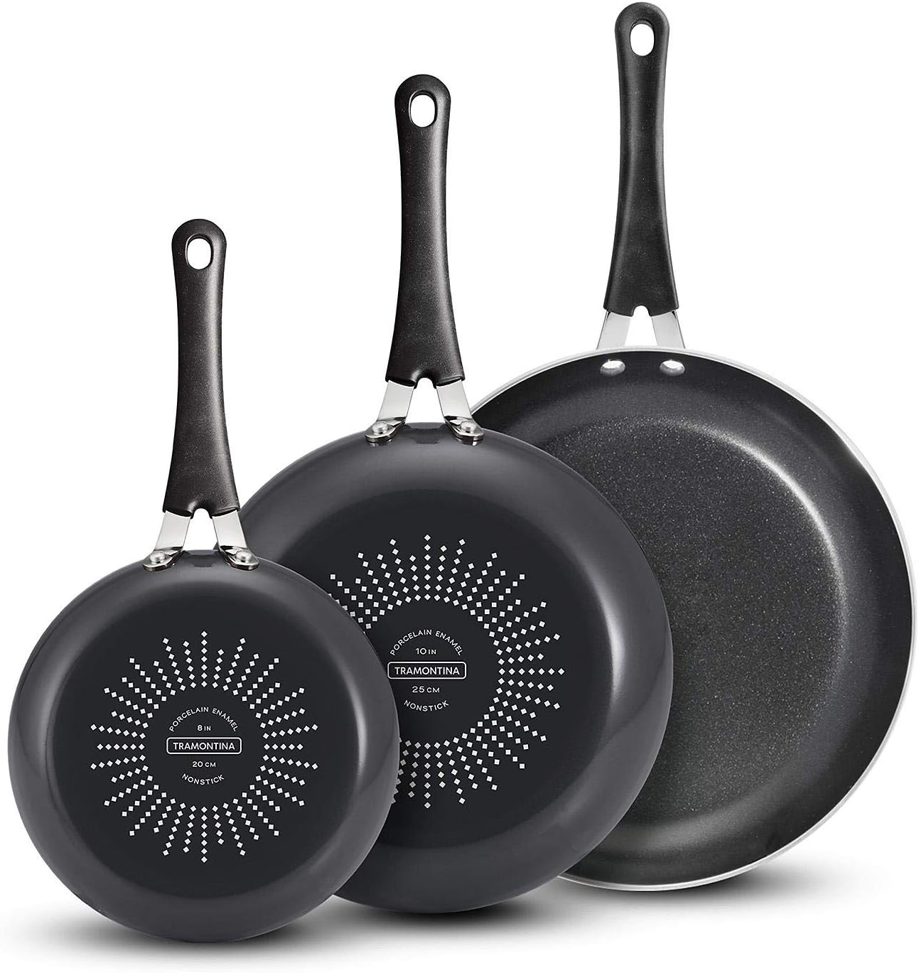 Tramontina Saute Pans Nonstick 3 Piece (8", 10" & 12"), 80151/382DS