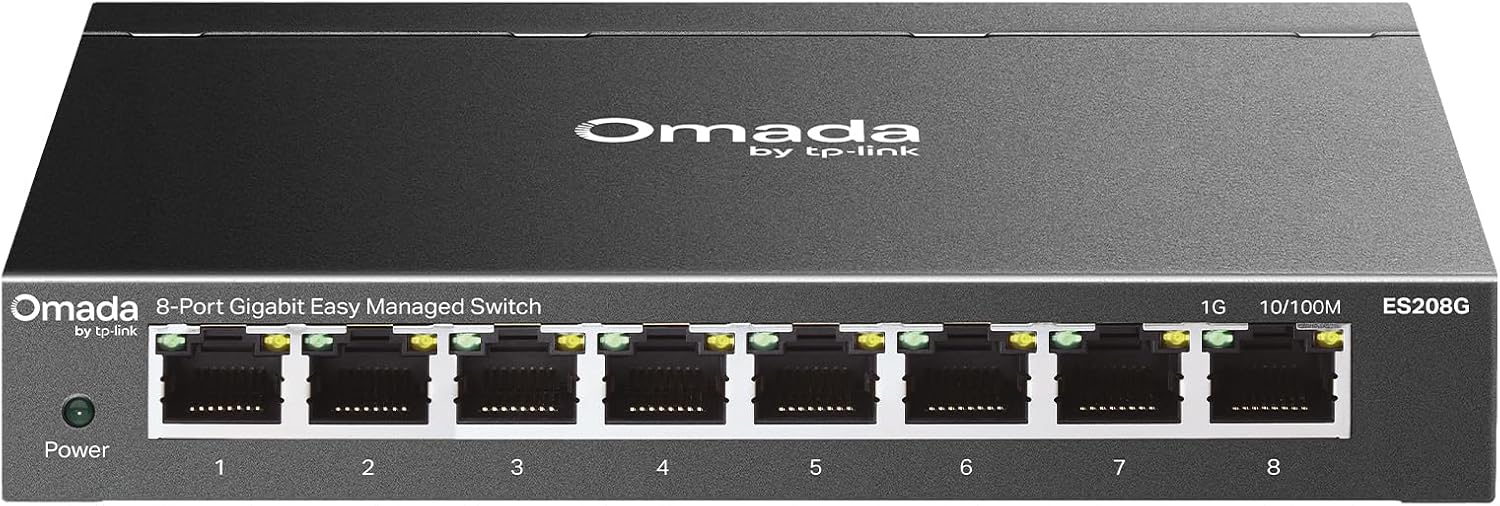 Omada ES208G, 8 Port Gigabit Easy Managed Switch