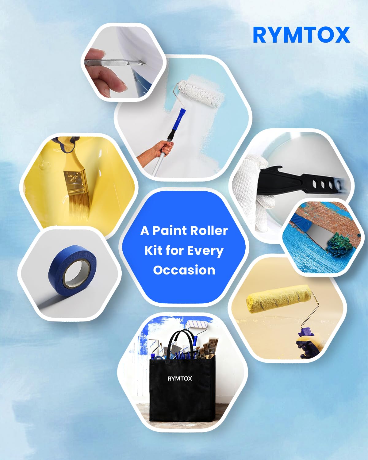 33PC Paint Roller Kit - Easy Painting! -7