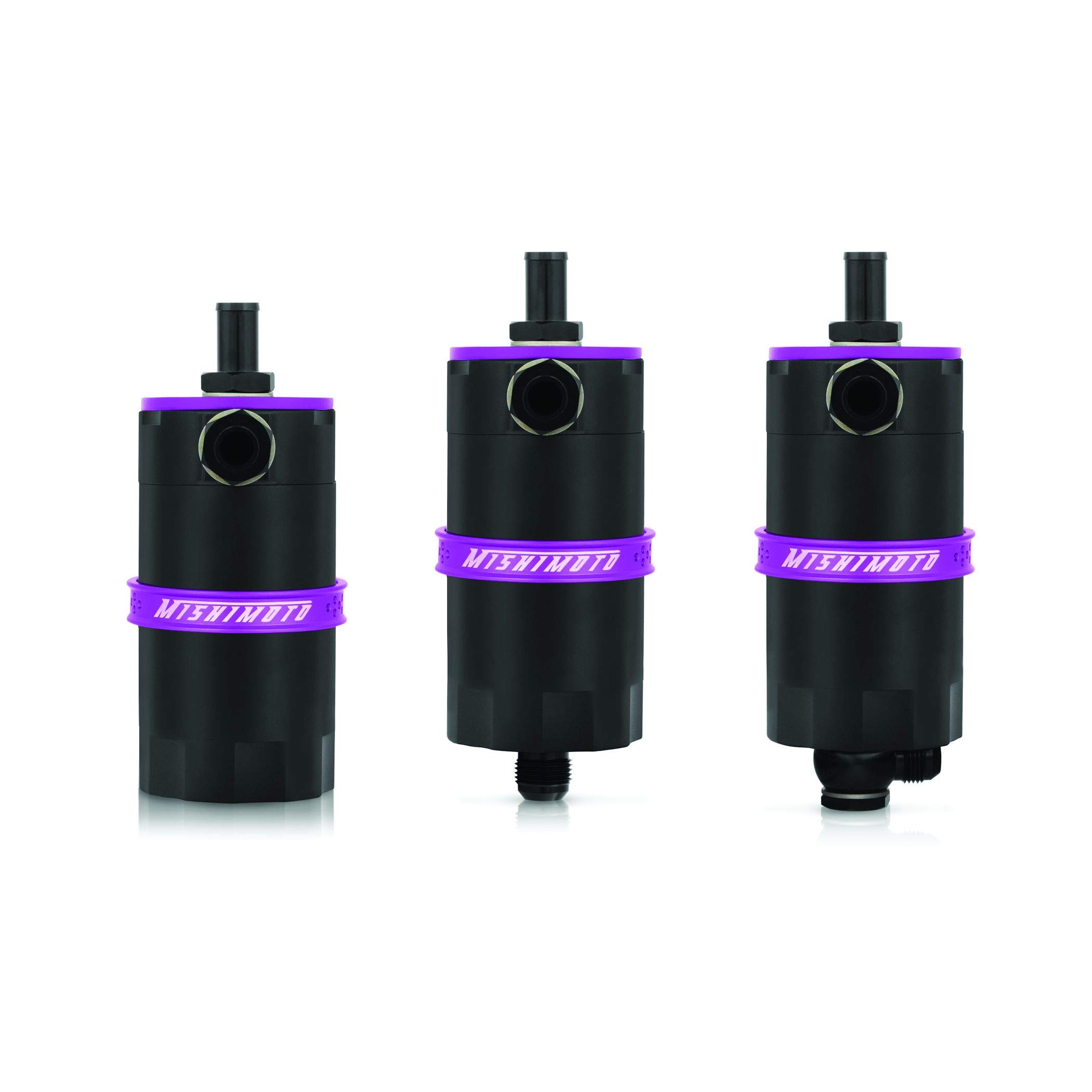 Mishimoto Baffled Oil Catch Can, Purple