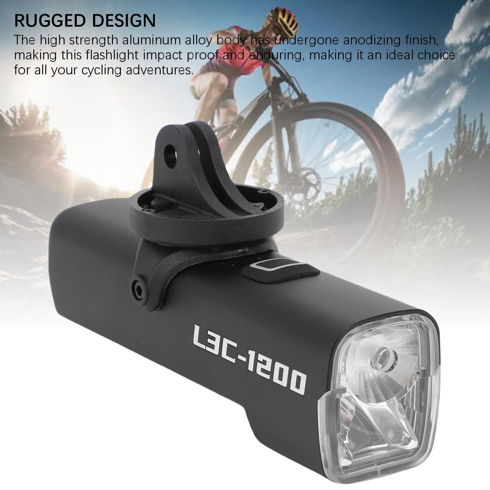 Luci Frontali per Bicicletta, Ricaricabile Luminoso Potente Luci LED per Guida Notturna for Ciclisti Compatto Notturna Escursionismo Città