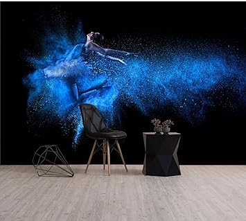 Yuanlingwei Custom 3d Mural Wallpaper Hd Alta Definicion Dance Room Yoga Gym Fantasia Swan Dance Background Wallpaper Pintura 250cm H X 330cm W Amazon Es Bricolaje Y Herramientas