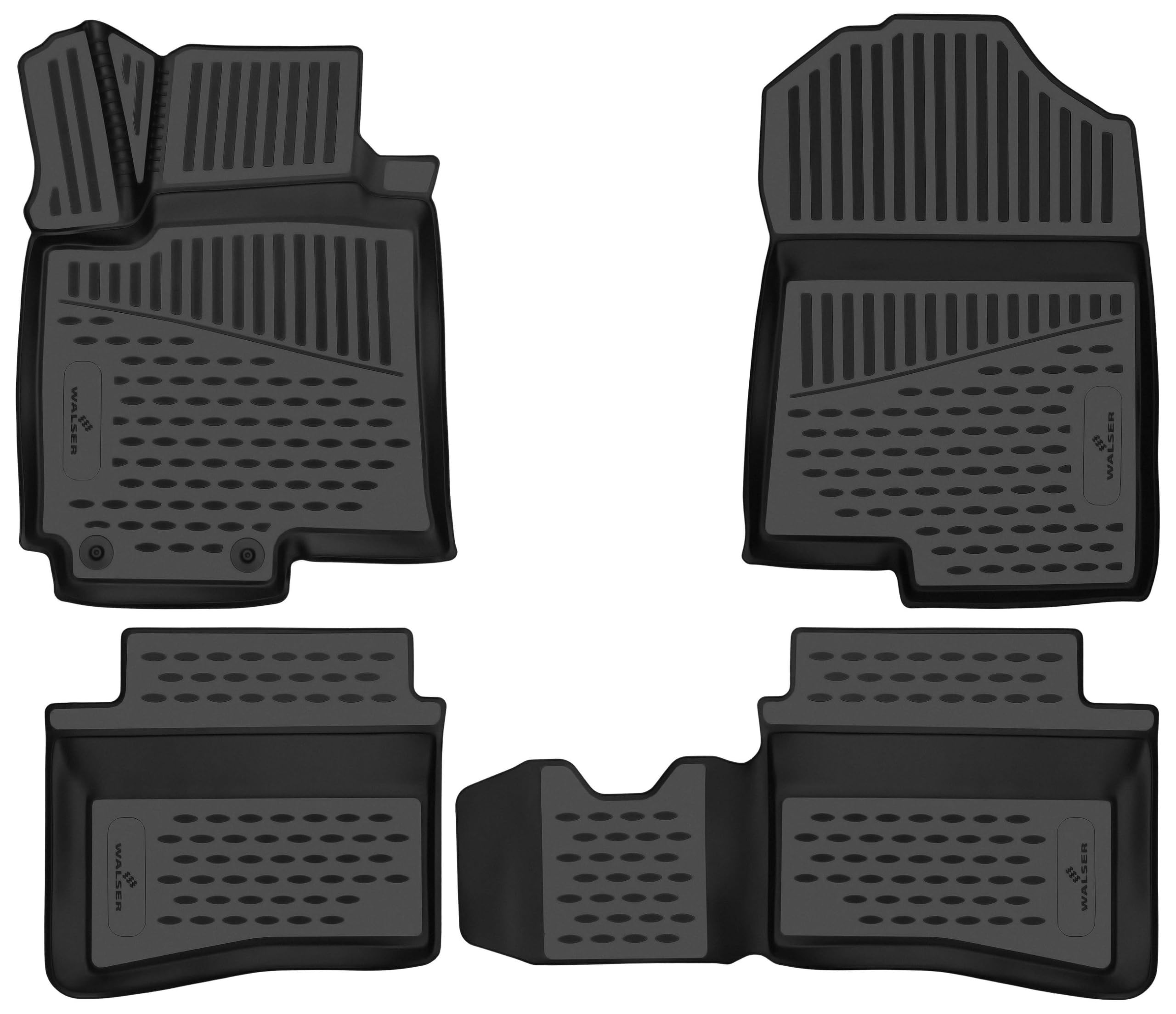 WALSER Tappetini in gomma per auto XTR su misura compatibile con Hyundai Bayon (BC3) 05/2021-Oggi