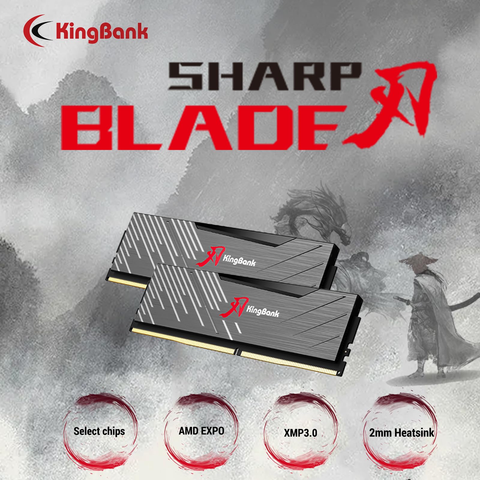 DDR5メモリ 64GB (32GB x 2枚) 【Hynix M-die】 Amazon.co.jp: コンピューターメモリ Ram Hynix M-die KingBank DDR5