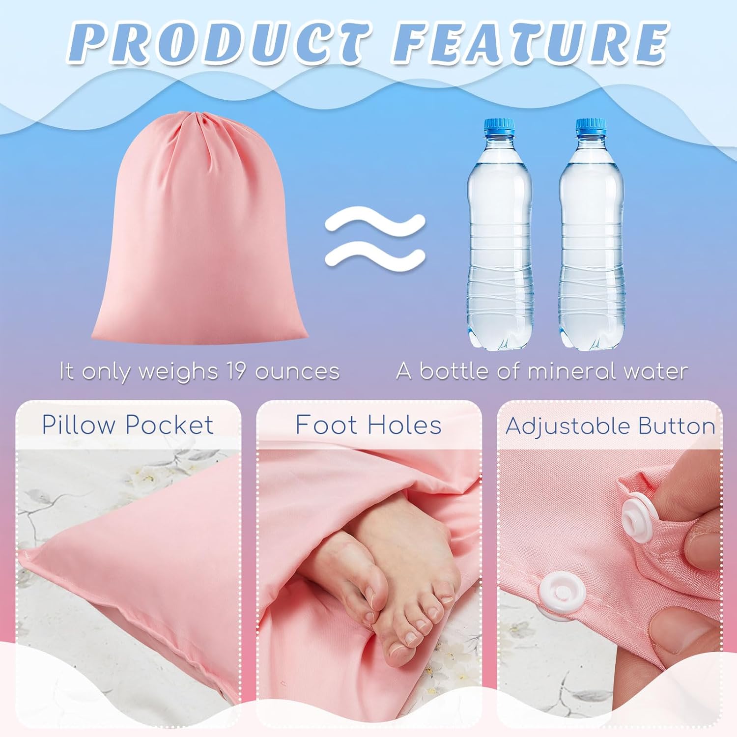 Irenare Self Tan Sleep Sack Reusable Body Self Tanners Lightweight Breathable Tanning Sleeping Sac for Bed Travel Sleeping Bag