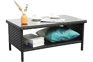 Outdoor Wicker Coffee Table - Style Meets Functionality
