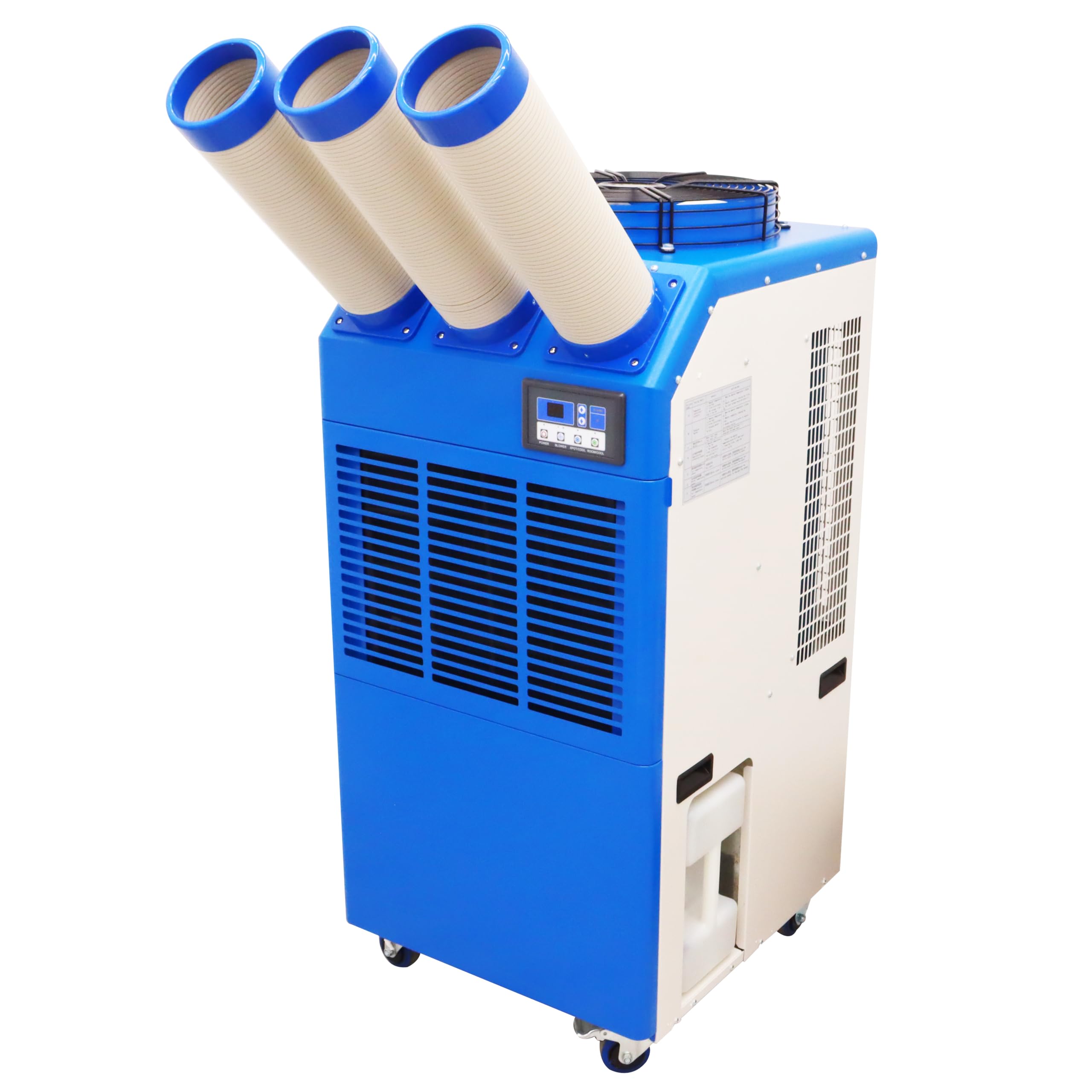 220V Industrial Air Conditioner Portable Industrial Cooling Unit 22178 BTU h Three-Tube 14L Tank for Hospitals Workshops Events